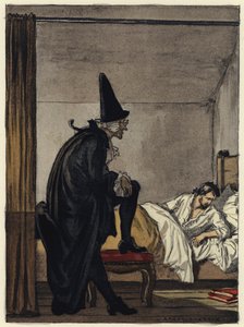 Illustration für die Memoiren von Casanova von Jules Marie Auguste Leroux