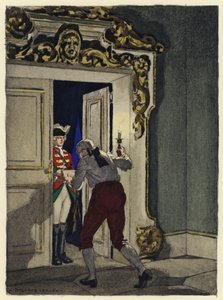 Illustration für die Memoiren von Casanova von Jules Marie Auguste Leroux