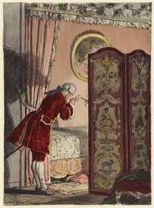Illustration für die Memoiren von Casanova von Jules Marie Auguste Leroux