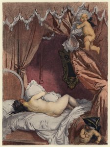Illustration für die Memoiren von Casanova von Jules Marie Auguste Leroux