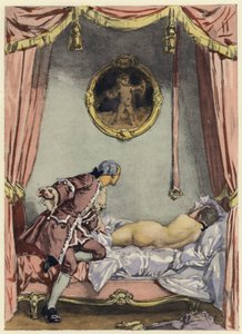 Illustration für die Memoiren von Casanova von Jules Marie Auguste Leroux