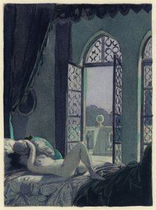 Illustration für die Memoiren von Casanova von Jules Marie Auguste Leroux