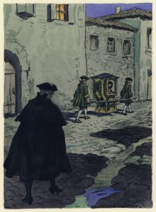 Illustration für die Memoiren von Casanova von Jules Marie Auguste Leroux