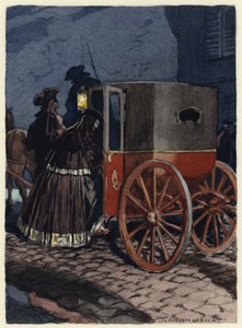 Illustration für die Memoiren von Casanova von Jules Marie Auguste Leroux
