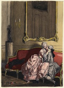 Illustration für die Memoiren von Casanova