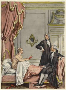 Illustration für die Memoiren von Casanova von Jules Marie Auguste Leroux