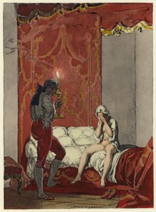 Illustration für die Memoiren von Casanova von Jules Marie Auguste Leroux