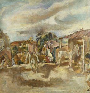 Kubanesisches Dorf; Village Cubain, ca. 1917-1918 von Jules Pascin