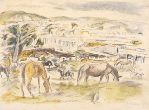 Pferde in der Landschaft