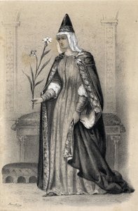 Porträt der Gräfin Mathilde von Toskana, bekannt als Canossa von Jules and Raunheim Hermann David