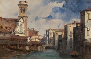 Die Kirche von San Trovaso, Venedig, ca. 1830