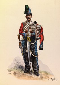 Porträt eines Brigadier Hussard