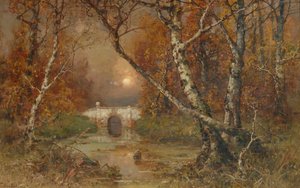 Vernachlässigter Park, 1883 von Juli Julievich Klever