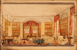 Die Bibliothek in Aynhoe