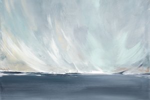 Eine ruhige Meereslandschaft mit Wirbeln von Julia Contacessi