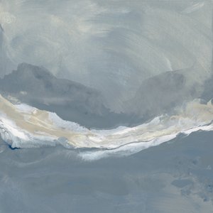 Nebelhafte Bergschleier