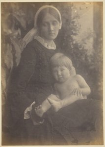 Mrs. Herbert Duckworth mit Gerald Duckworth, 1872 von Julia Margaret Cameron