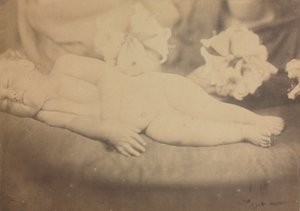 Die Lilie und das Lamm, ca. 1865 von Julia Margaret Cameron