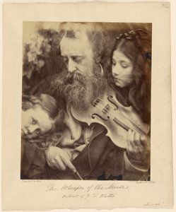 Das Flüstern der Muse / Porträt von G. F. Watts von Julia Margaret Cameron
