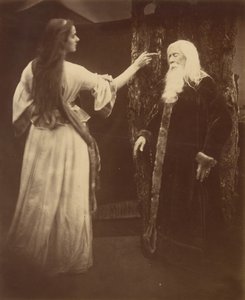 Vivien und Merlin von Julia Margaret Cameron