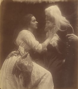 Vivien und Merlin von Julia Margaret Cameron