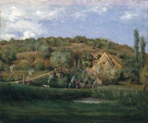 Ein französisches Gehöft, 1878 von Julian Alden Weir