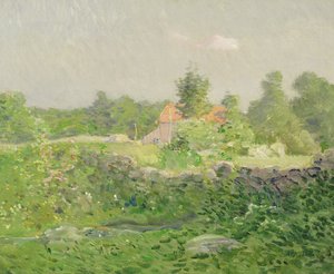 Landschaft und Bauernhof, ca. 1895