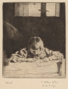 Der kleine Student, 1890 von Julian Alden Weir