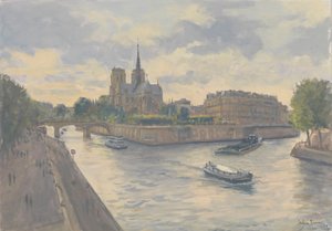 Île de la Cité von Julian Barrow