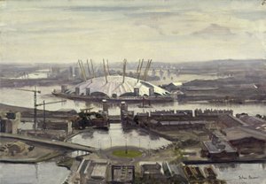 Die Millennium Dome von Canary Wharf