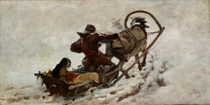 Hunde bei einer Jagd, ca. 1886
