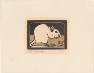 Sitzende Maus von Julie de Graag (signed by artist)