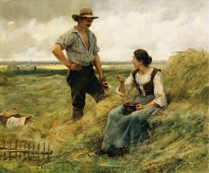 Eine Pause von der Ernte