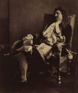 Herr Leroux in der Rolle des Alceste in Le Misanthrope, Mitte der 1850er Jahre von Julien Vallou de Villeneuve