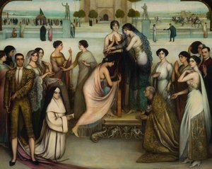 Die Weihe der Copla, 1911-1912 von Julio Romero de Torres