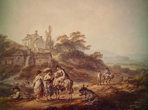 Die Wassermühle von Julius Caesar Ibbetson