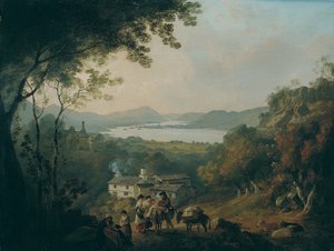 Windermere von Troutbeck von Julius Caesar Ibbetson