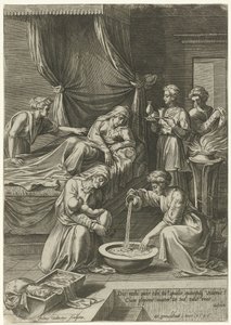 Geburt der Jungfrau Maria von Julius Goltzius