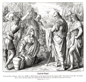David und Abigail von Julius Schnorr von Carolsfeld