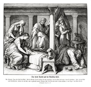 David und Bathsebas Kind stirbt, 2. Samuel