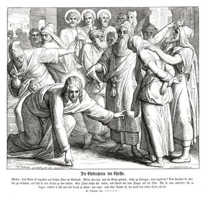 Jesus und die Ehebrecherin, Evangelium nach Johannes