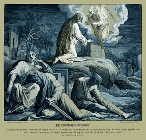 Jesus im Garten Gethsemane, Evangelium nach Matthäus