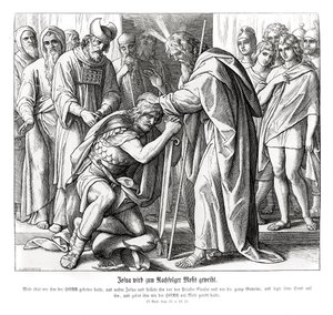 Josua wird als Nachfolger Moses ernannt, Numeri