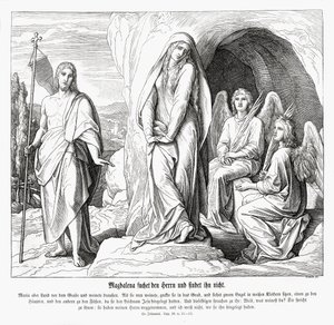 Maria Magdalena am Grab Jesu, Evangelium nach Johannes