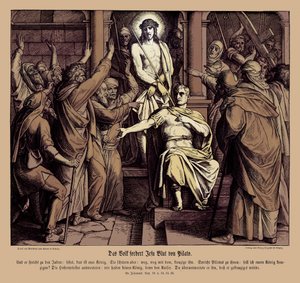 Pontius Pilatus, Evangelium nach Johannes von Julius Schnorr von Carolsfeld