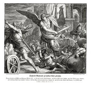 Gebet von Hiskia, 2. Könige von Julius Schnorr von Carolsfeld
