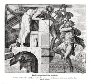 Rahab rettet zwei Israeliten, Josua