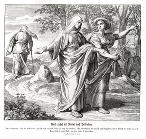 Ruth geht mit Naomi nach Bethlehem von Julius Schnorr von Carolsfeld