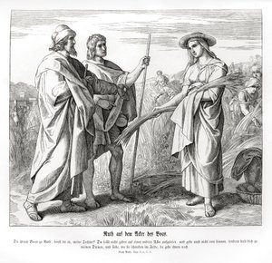 Ruth auf den Feldern von Boas, Ruth von Julius Schnorr von Carolsfeld
