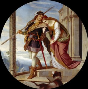 Siegfrieds Abschied von Kriemhild, ca. 1843